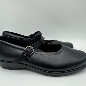 SAS Maria Women’s Mary Jane Shoes – Black Leather – Size 7.5 M – Tripad® Comfort